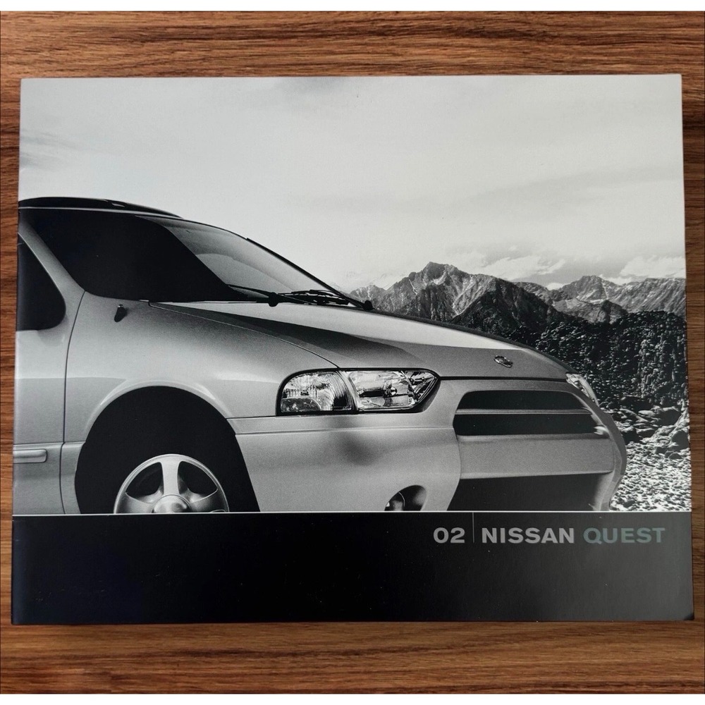 2002 Nissan‎ Quest Van Original Sales Brochure Catalog 02 Minivan Vtg Literature